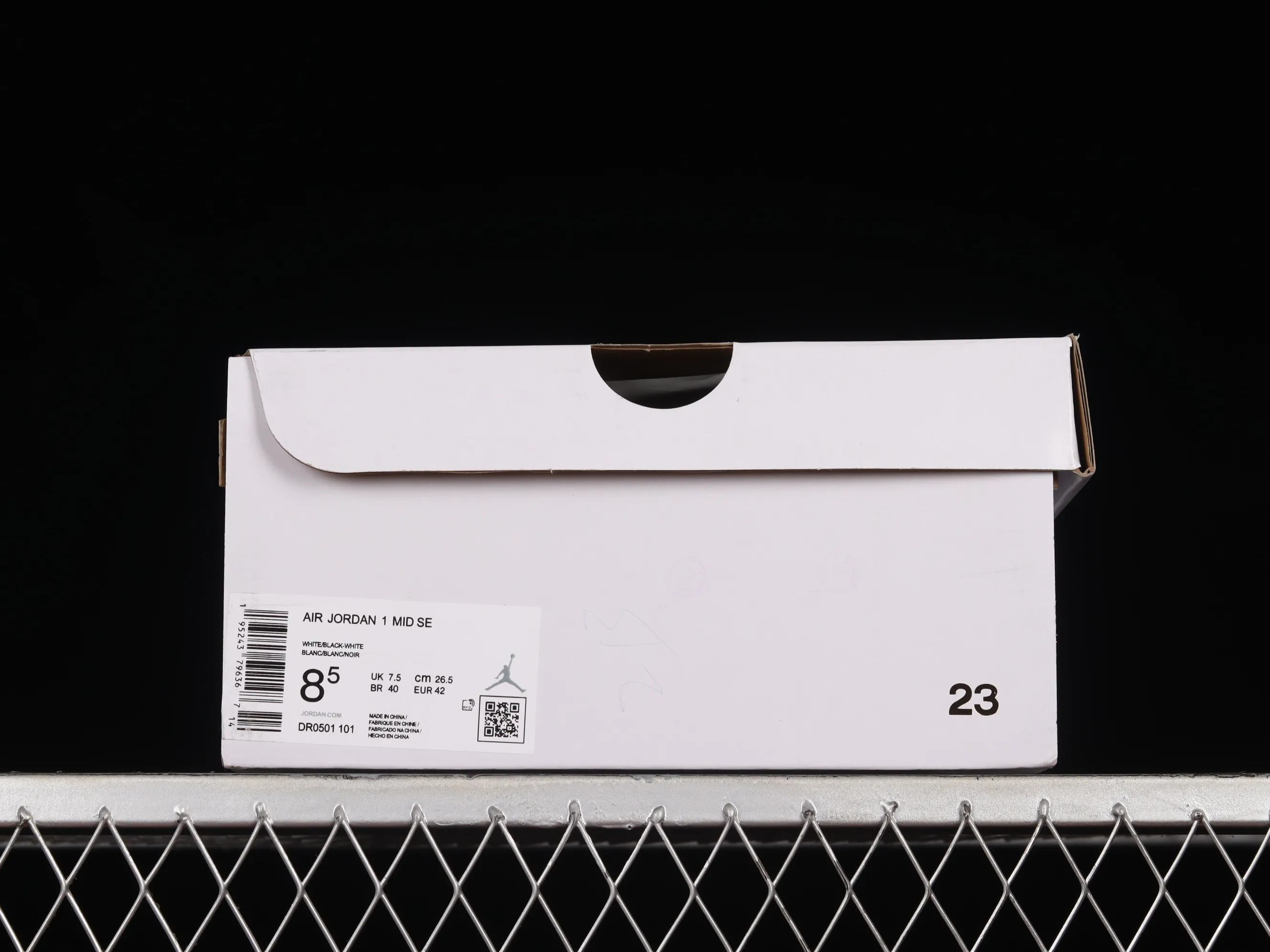 All Categories Air Jordan Jordan Series Basketball Shoes Air Jordan 1 Mid Air Jordan 1 Mid "Homage" AJ1 Joe 1 Black and White Panda China Basketball Shoes DR0501-101